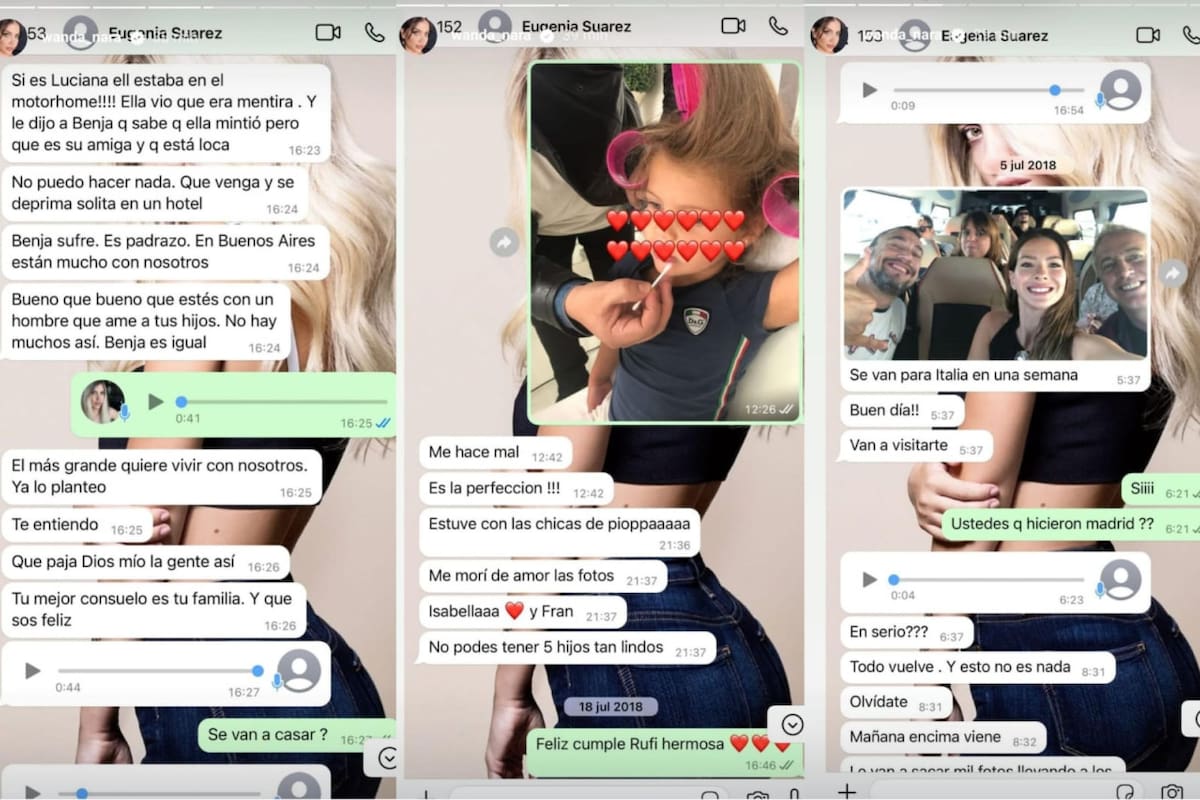 Wanda Nara filtró chats con La China Suarez. Foto: Instagram / wanda_nara.