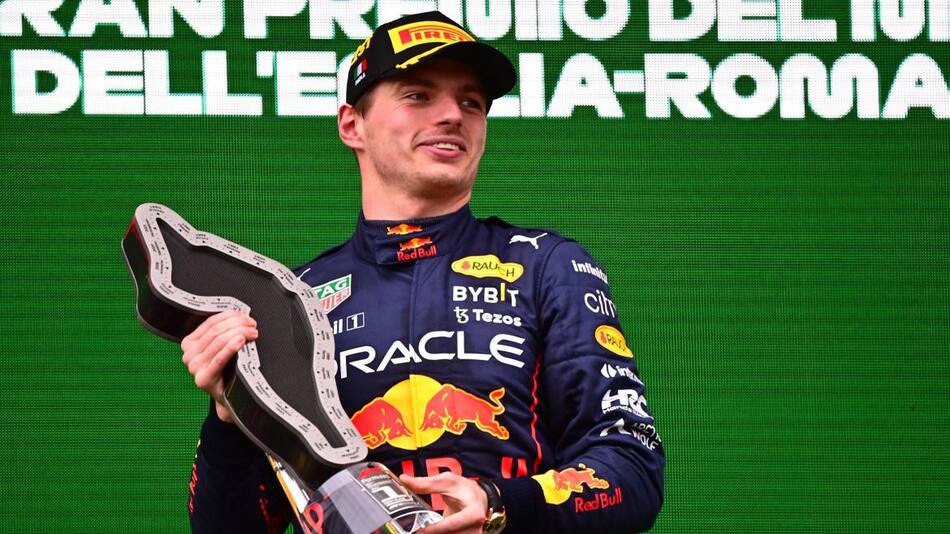 Max Verstappen, Red Bull, Fórmula 1, podio en Imola, AFP
