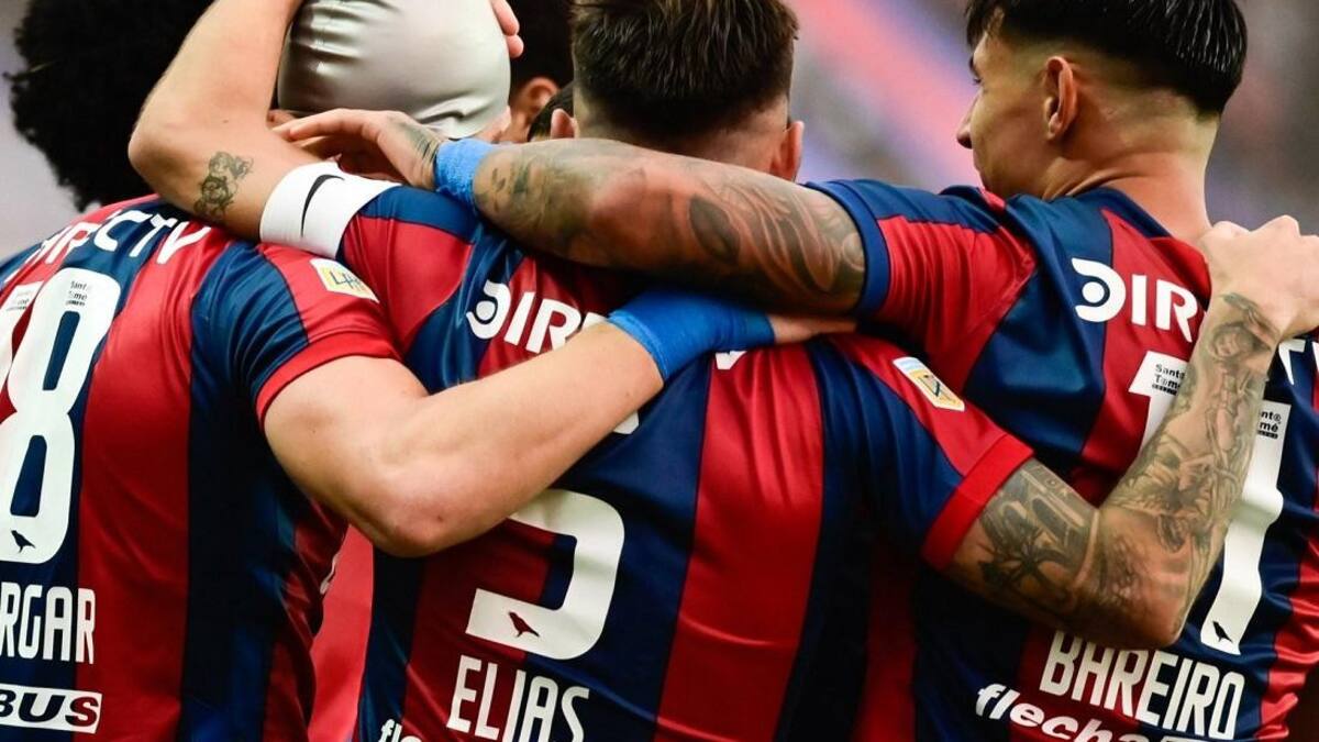 San Lorenzo-Unión de Santa Fe. Foto: Twitter @SanLorenzo.