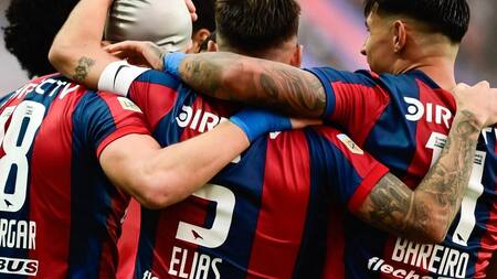 San Lorenzo-Unión de Santa Fe. Foto: Twitter @SanLorenzo.