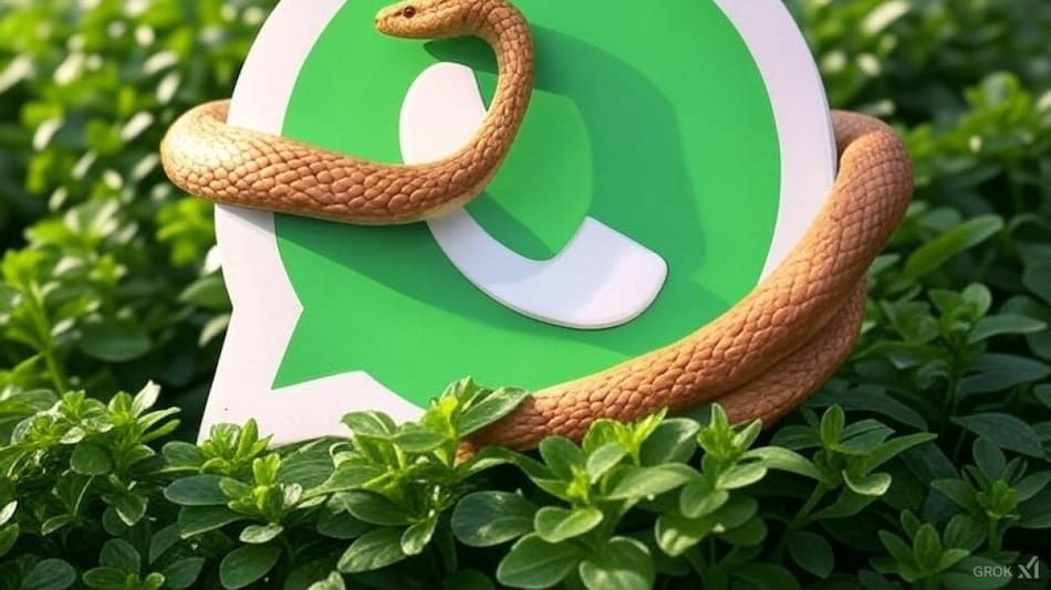 WhatsApp en modo Serpiente de Madera. Foto: Grok.