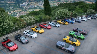 Llegaron a la Patagonia las Ferrari que recorrerán el país en una exclusiva caravana de USD 100.000