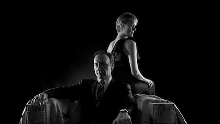 House of Cards - Kevin Spacey y Robin Wright