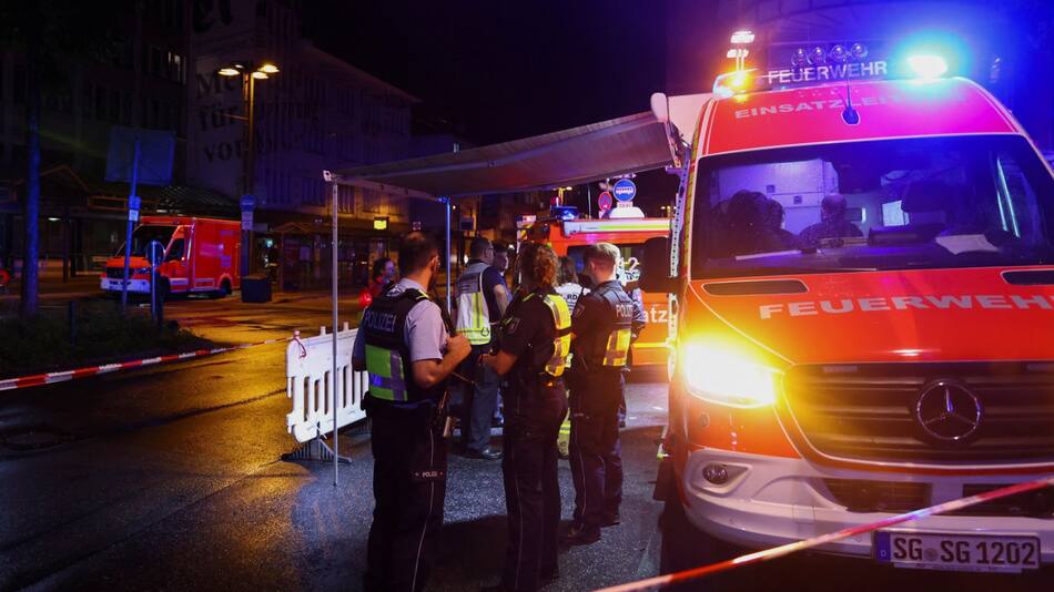 Ataque con cuchillo en un festival en Solingen (Alemania). Foto: Reuters.