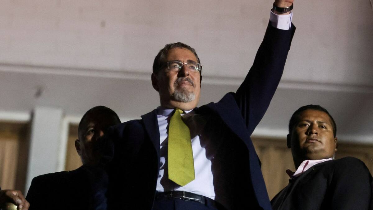 Bernardo Arévalo de León, el vencedor de las elecciones presidenciales en Guatemala. Foto: Reuters.