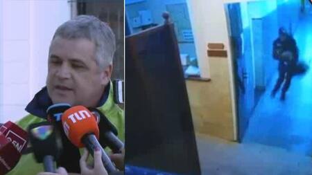 Fabián Perroni, jefe de policía bonaerense - Operativo comando en comisaría de San Justo