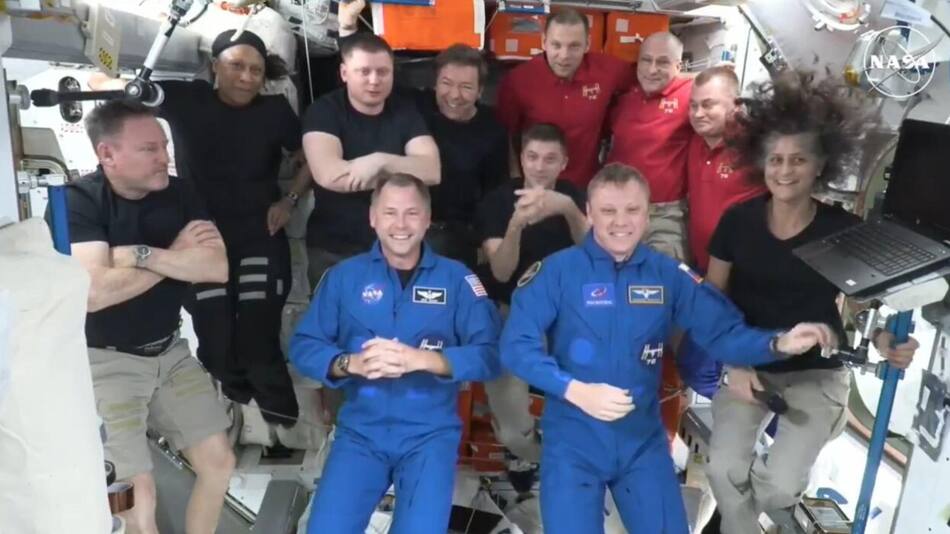 Los astronautas que permanecieron en la EEI regresarán a la Tierra. Foto: EFE.