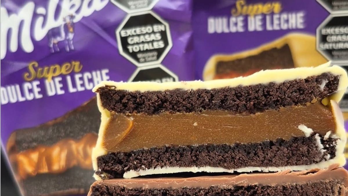 Milka Super Dulce de Leche.