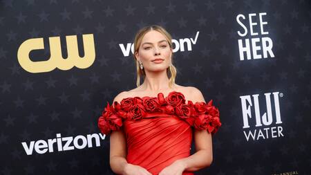 Margot Robbie en los Critics Choice Awards. Foto: Reuters.