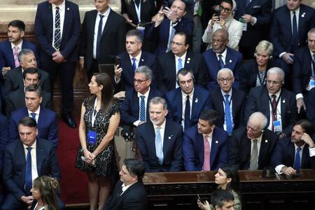 Asunción de Javier Milei. Foto: EFE