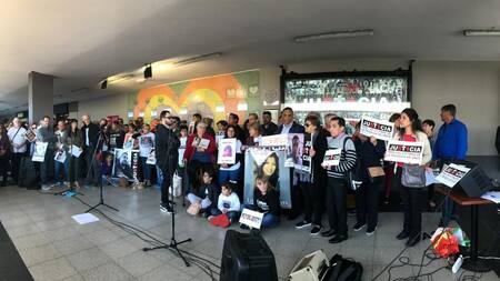 Acto por el octavo aniversario de la Tragedia de Once