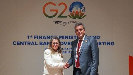 Sergio Massa en el G20, India, reuniones, foto Presidencia