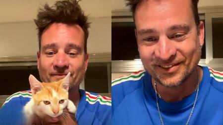 Chano Charpentier en su vivo de año nuevo. Foto: Captura de pantalla