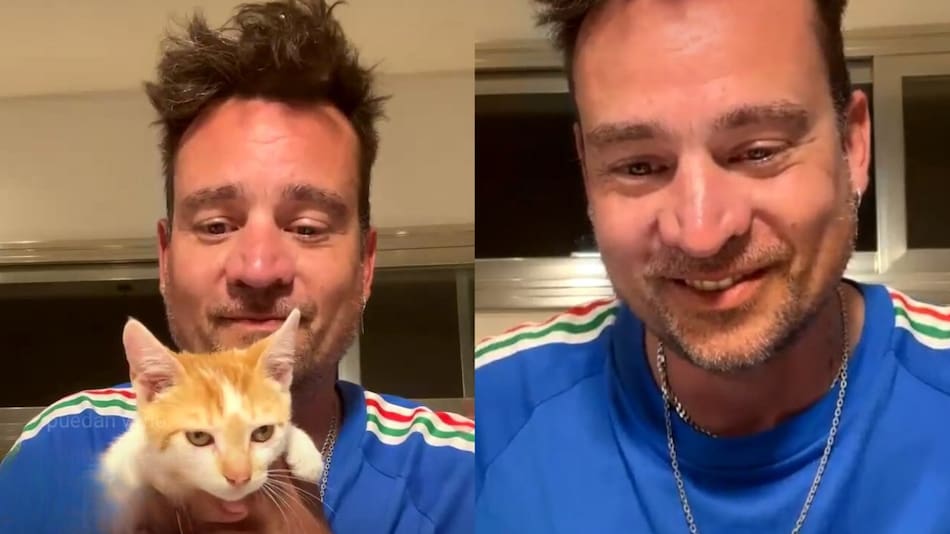 Chano Charpentier en su vivo de año nuevo. Foto: Captura de  pantalla