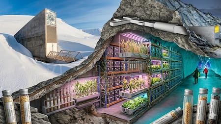 Bóveda del Juicio Final: los secretos del búnker subterráneo que protege más de 5.000 especies de plantas
