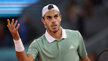 Francisco Cerúndolo en el Masters 1000 de Madrid. Foto: REUTERS.