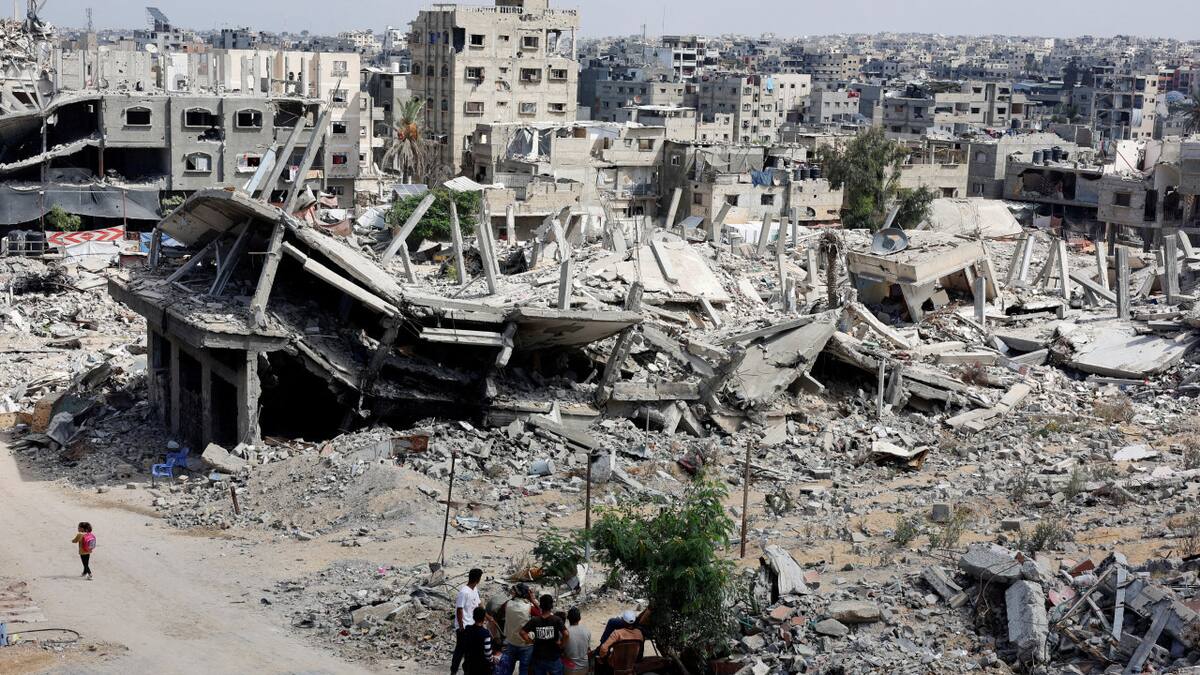 Continúa la guerra en Gaza. Foto: Reuters.