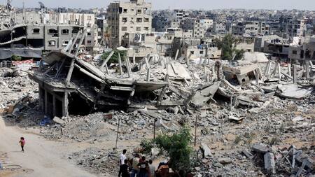 Continúa la guerra en Gaza. Foto: Reuters.