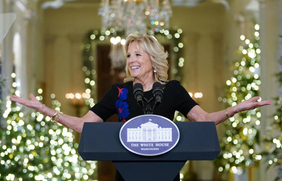 Decoración de la Casa Blanca por Navidad. REUTERS