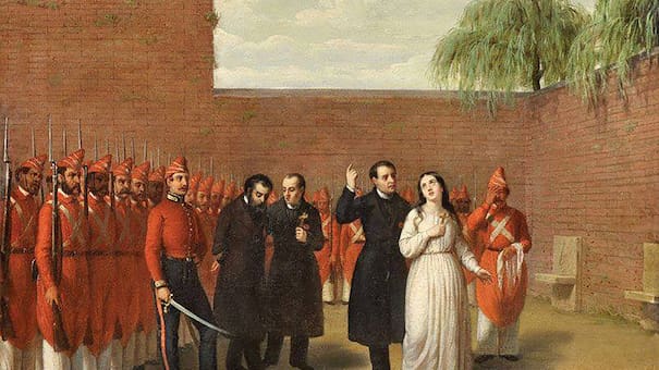 La primera mujer fusilada fue por orden de Juan Manuel de Rosas cuando Argentina todavía no era Argentina