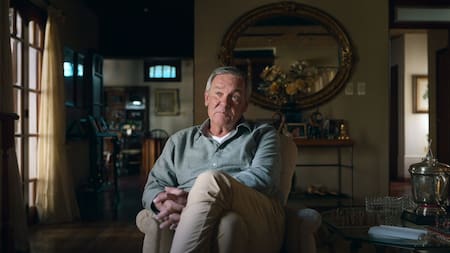 Las mil muertes de Nora Dalmasso. Su viudo Marcelo Macarrón. Foto: Cortesía Netflix.