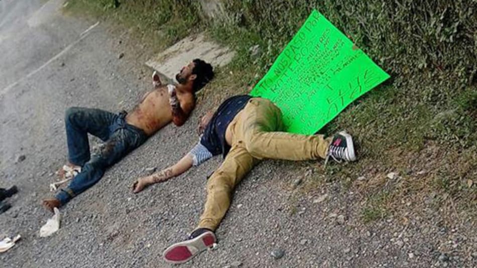 Narcos le cortan las manos a seis personas