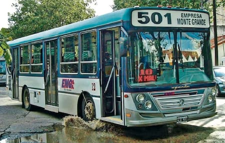 El robo ocurrió en la línea de colectivos 501. Foto: NA.