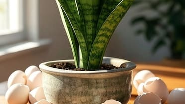 Tips de jardinería: cómo usar cáscara de huevo para nutrir y fortalecer las hojas de la lengua de suegra