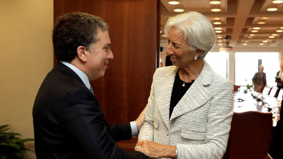 Christine Lagarde - Nicolás Dujovne - FMI - Washington - Reuters -