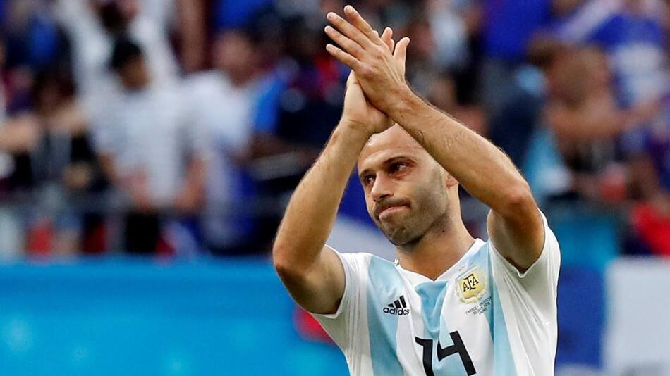 Mascherano, Selección Argentina, Mundial Rusia 2018, Francia vs. Argentina, Reuters
