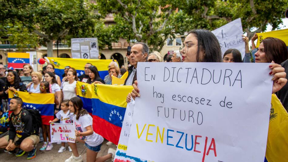 Elecciones en Venezuela, marcha. Foto: EFE