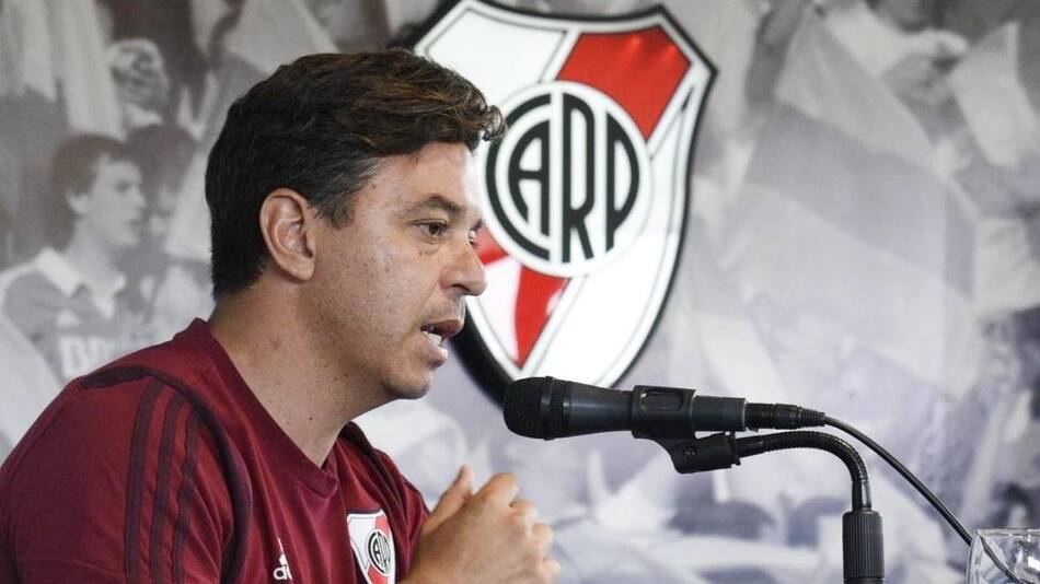 Conferencia de Marcelo Gallardo en River, AGENCIA NA