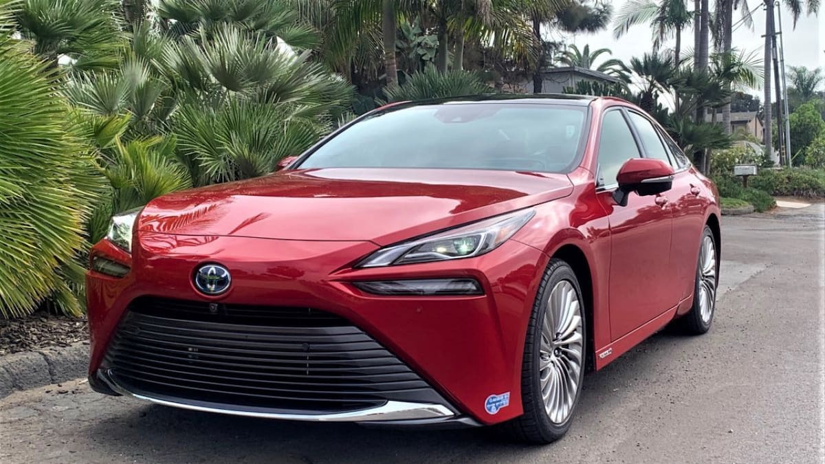 El auto eléctrico Toyota Mirai.