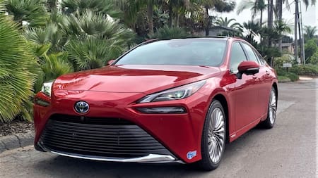 El auto eléctrico Toyota Mirai.