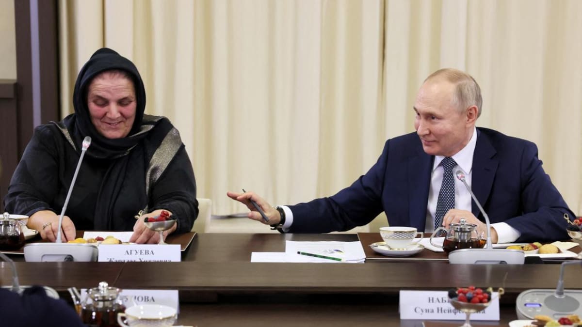 Reunión de Vladimir Putin con madres de soldados_Reuters
