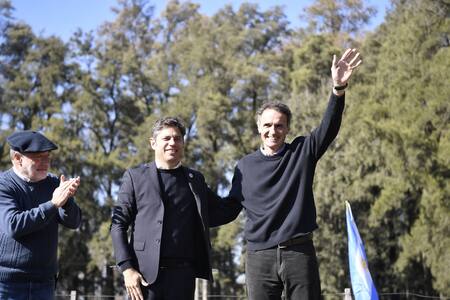 Axel Kicillof y Gabriel Katopodis.