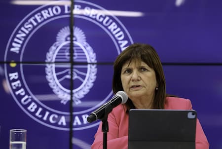 La ministra de Seguridad, Patricia Bullrich. Foto: NA.