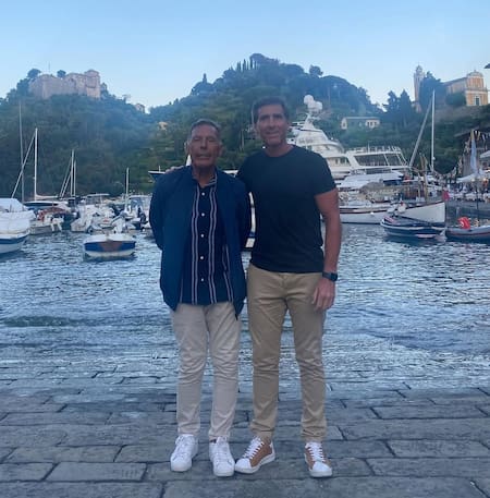 Miguel Ángel Russo y Claudio Úbeda.