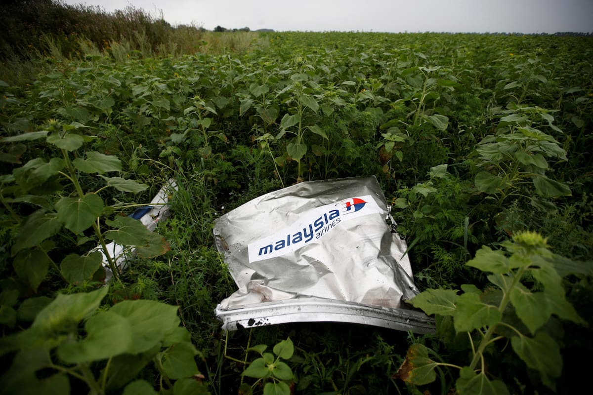 Accidente del vuelo MH17 de Malaysia Airlines. Foto: Reuters/Maxim Zmeyev