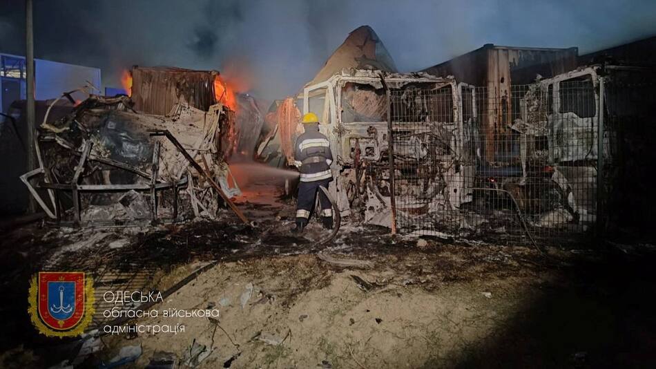 Ataque ruso en el Danubio. Guerra entre Rusia y Ucrania. Foto: Reuters.