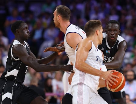 Básquet en los Juegos Olímpicos 2024. Foto: Reuters.