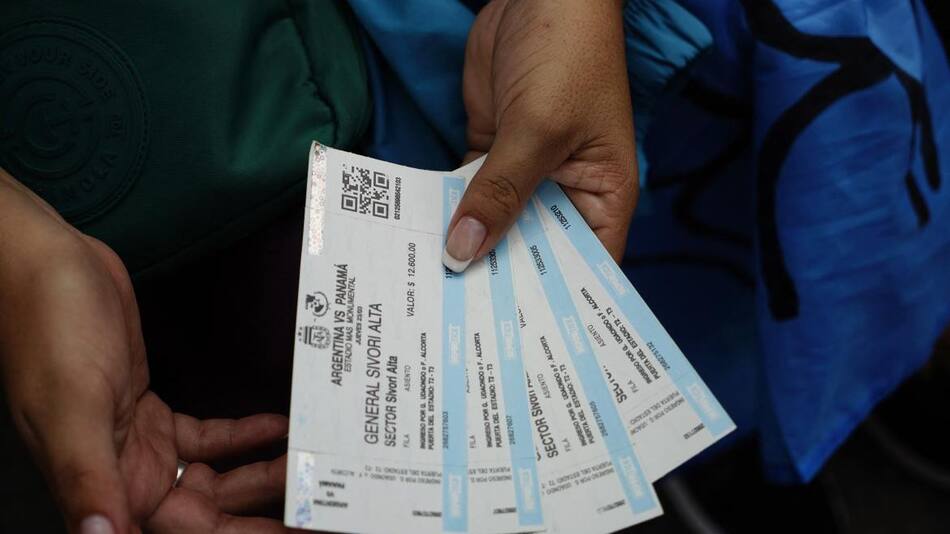 Entradas; Argentina vs. Panamá. Foto: Reuters.