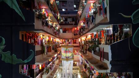 Festejos del Diwali. Foto: Reuters.