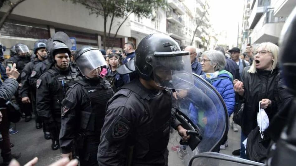 Cristina Fernández, marcha, Policía de la Ciudad, NA