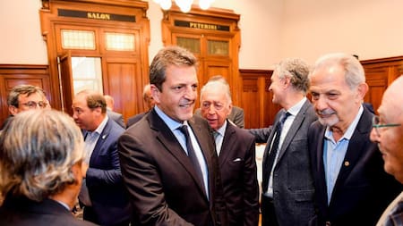 Encuentro de Sergio Massa con la UIA. Foto: NA.