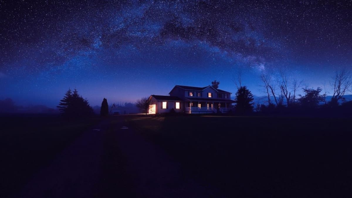 Casa de noche