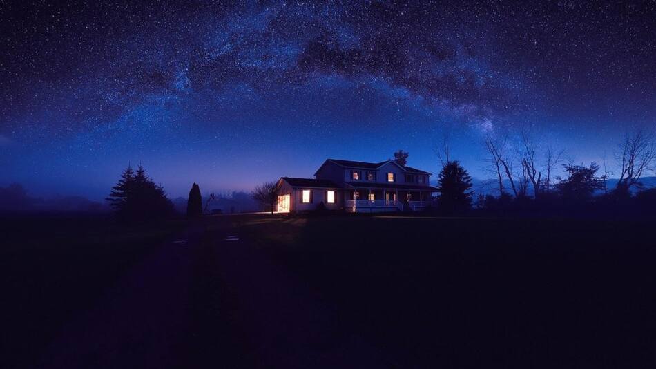 Casa de noche