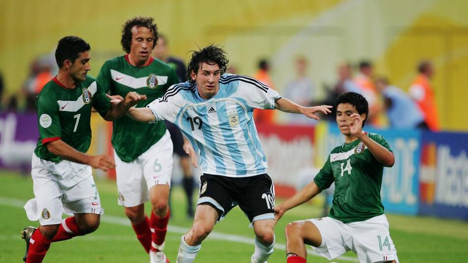 Lionel Messi ante México