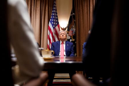 Donald Trump, presidente de Estados Unidos. Foto: Reuters/Nathan Howard