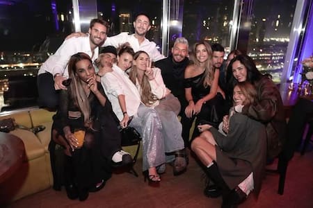 Festejo de cumpleaños de Marcelo Tinelli. Foto: Instagram.